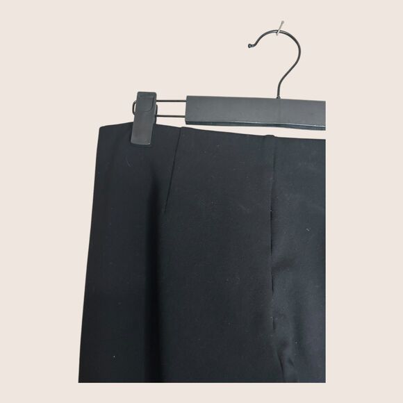 🖤 EILEEN FISHER VISCOSE STRETCH PONTE PANTS BLACK SMALL - Picture 3 of 5